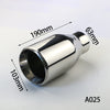 2.48 Inch Inlet Automotive Replacement Exhaust Tips Muffler Tip Stainless Steel Chrome Bolt-On Design Muffler Tailpipe Tip for Universal Cars and Sedans