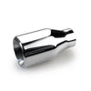 2.48 Inch Inlet Automotive Replacement Exhaust Tips Muffler Tip Stainless Steel Chrome Bolt-On Design Muffler Tailpipe Tip for Universal Cars and Sedans