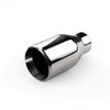 2.48 Inch Inlet Automotive Replacement Exhaust Tips Muffler Tip Stainless Steel Chrome Bolt-On Design Muffler Tailpipe Tip for Universal Cars and Sedans