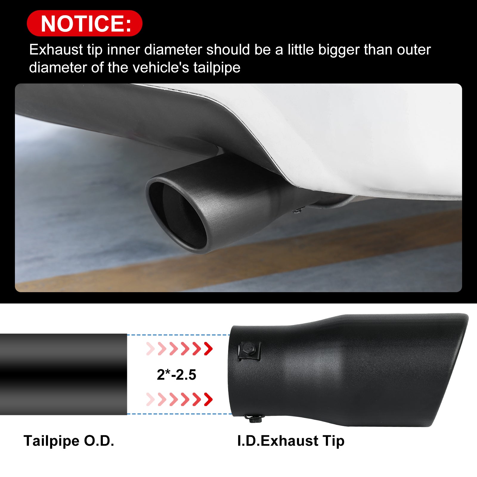 Newest Style Stainless Steel UniversalExhaust System Newest Style Stainless Steel UniversalExhaust System
