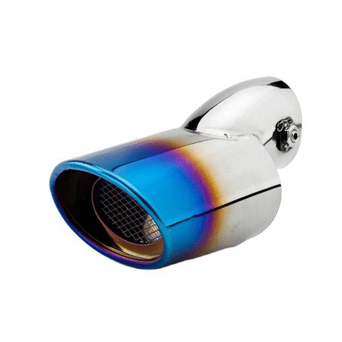 Exhaust Tip 63mm Stainless Steel Bolt-on colorful Turndown Tip B203